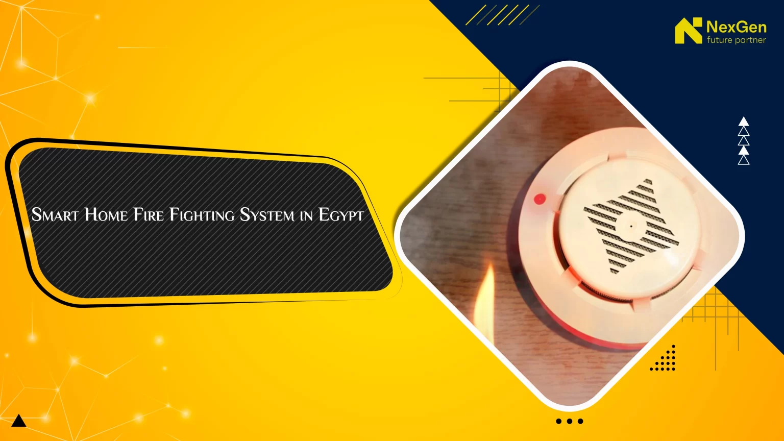 Smart Home Fire Fighting System in Egypt